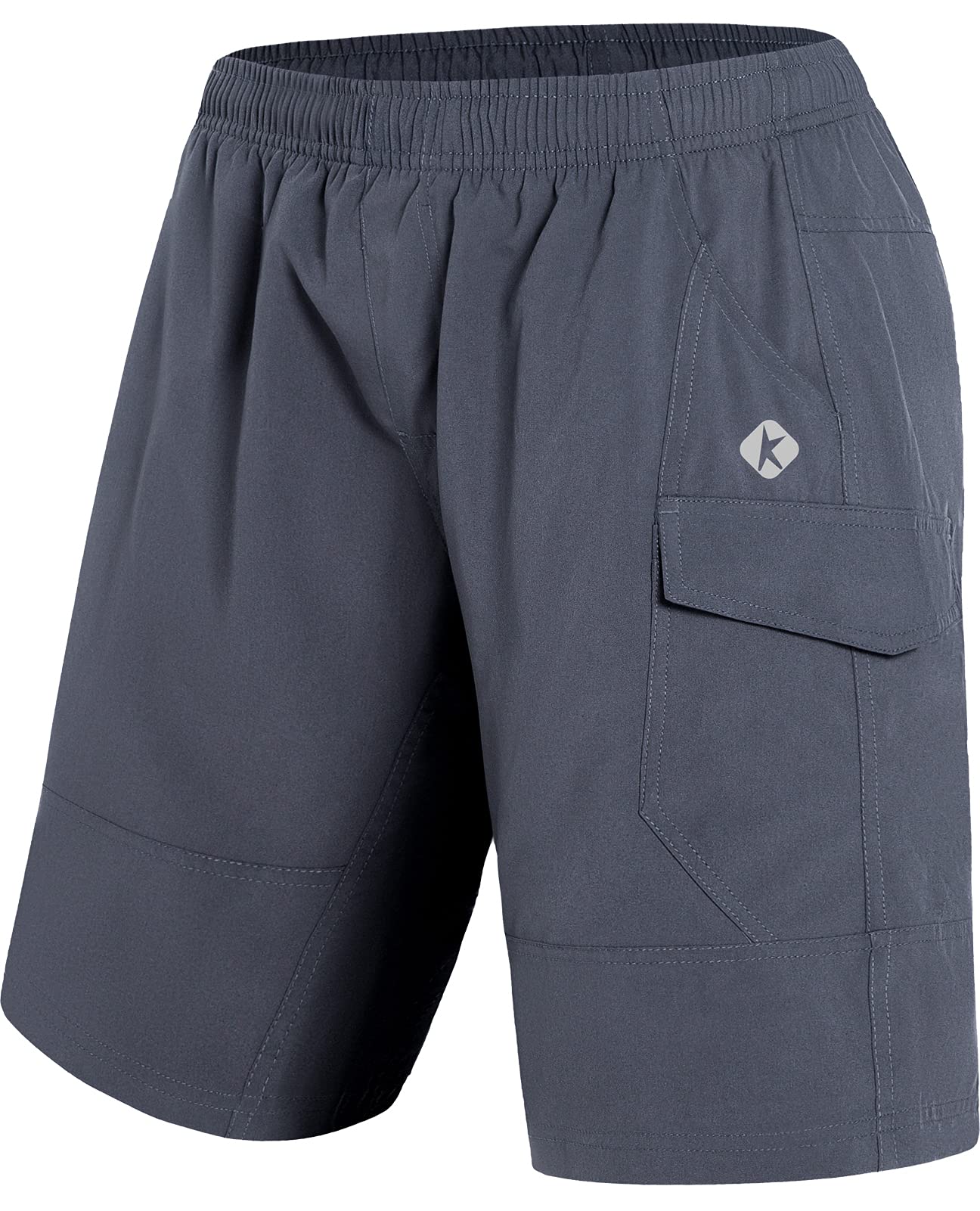 Ksmien Men's Mountain Bike Shorts 3D Padded MTB Bicycle Cycling Shorts Lightweight Loose-Fit - Image 4