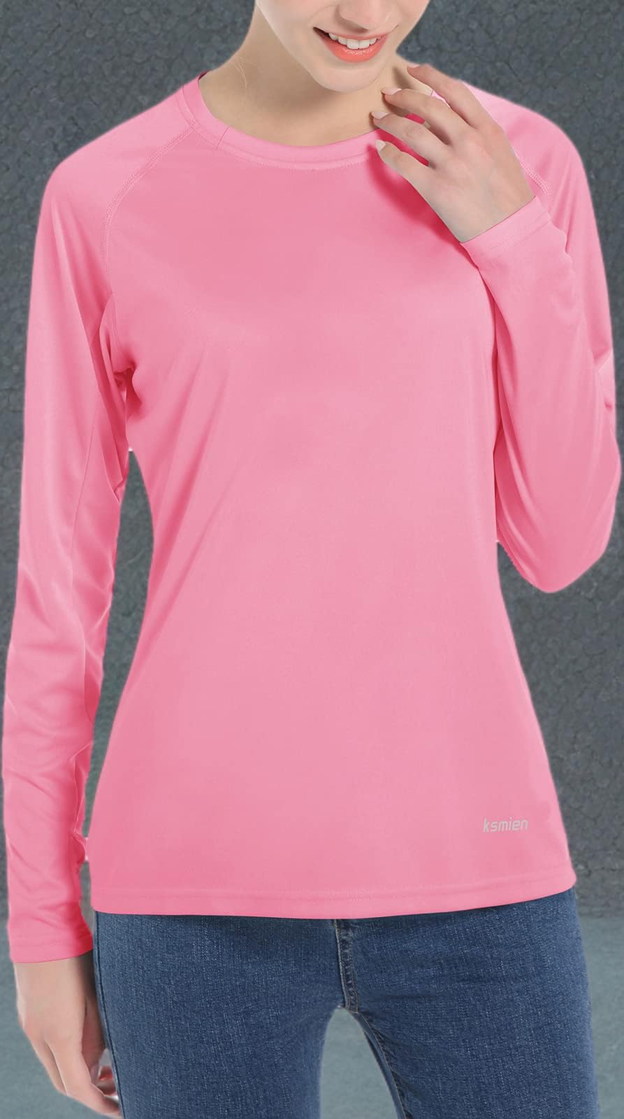 Women's UPF 50+ Sun Protection UV Shirts - Long Sleeve Outdoor Hiking Fishing Swim SPF Rash Guard T-Shirt with Thumbhole - Image 6